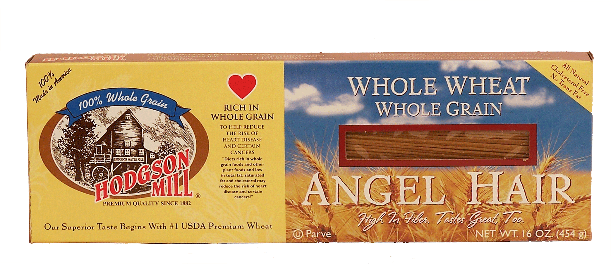 Hodgson Mill  angel hair, whole wheat whole grain pasta Full-Size Picture